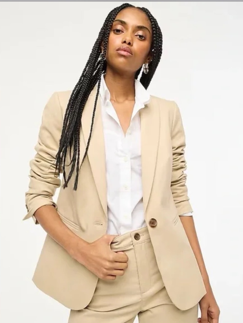 New JCREW SZ 14 Girlfriend chino blazer